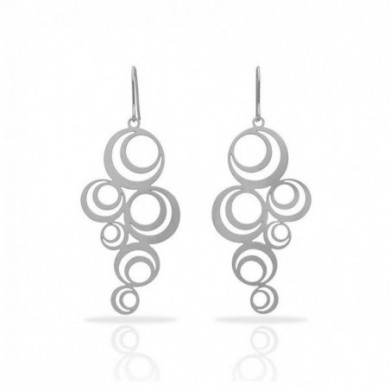 Boucles d'oreilles argent cercles Grande Adèle RAS® Bijoux