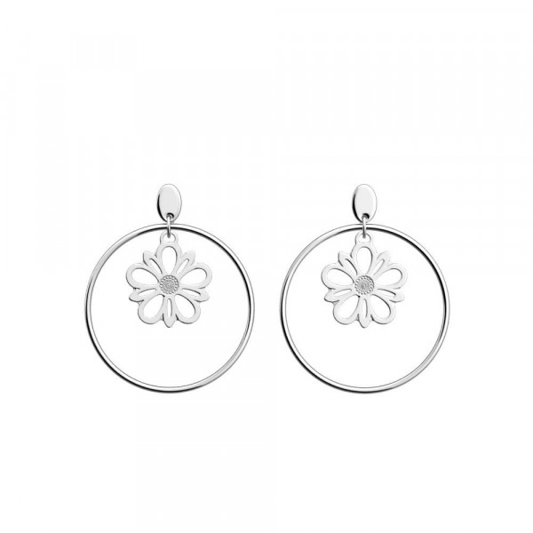 Boucles d'oreilles femme, boucles d'oreilles argent GEORGETTES Dahlia 16/32mm