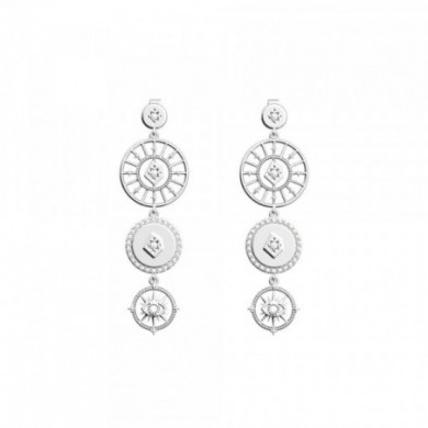 Boucles d’oreilles femme, boucles d’oreilles argent et oxydes de zirconiums Astrale GEORGETTES