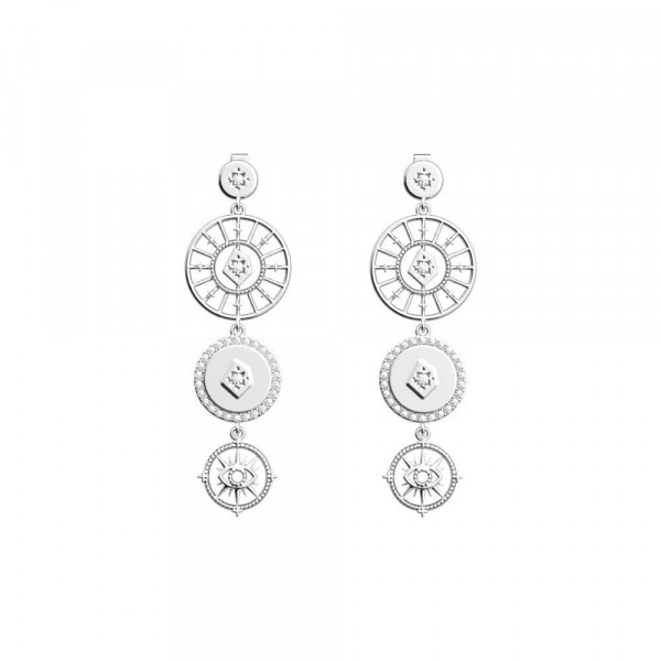 Boucles d’oreilles femme, boucles d’oreilles argent et oxydes de zirconiums Astrale GEORGETTES