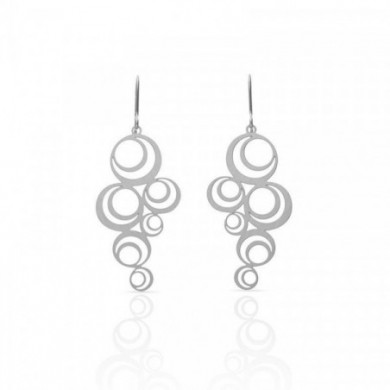 Boucles d'oreilles argent cercles Adele RAS® Bijoux