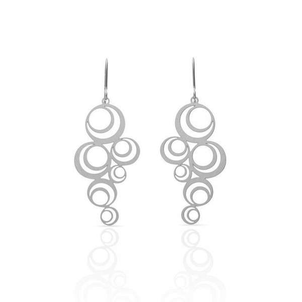 Boucles d'oreilles argent cercles Adele RAS® Bijoux