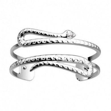 Bracelet argent GEORGETTES précieuse Serpent 14mm