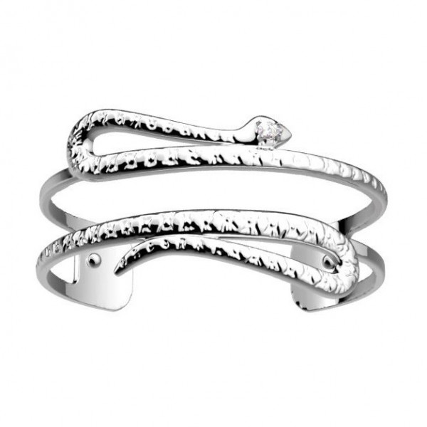 Bracelet argent GEORGETTES précieuse Serpent 14mm