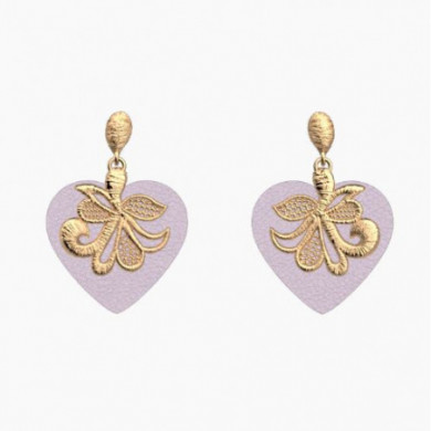 Boucles d'oreilles femme or GEORGETTES Bouquet fleurs