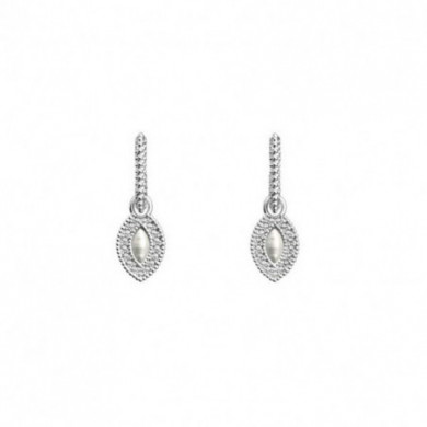 Boucles d’oreilles argent pendantes GEORGETTES précieuses Persane