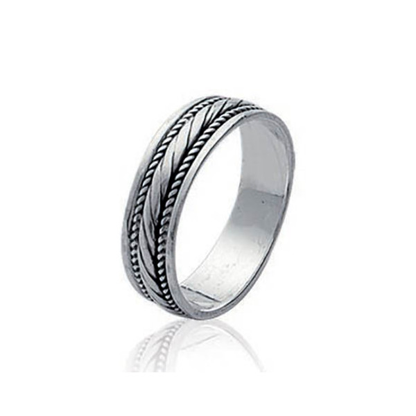 Bague femme argent tresse norcie Influences