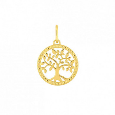 Pendentif or 18 carats arbre de vie