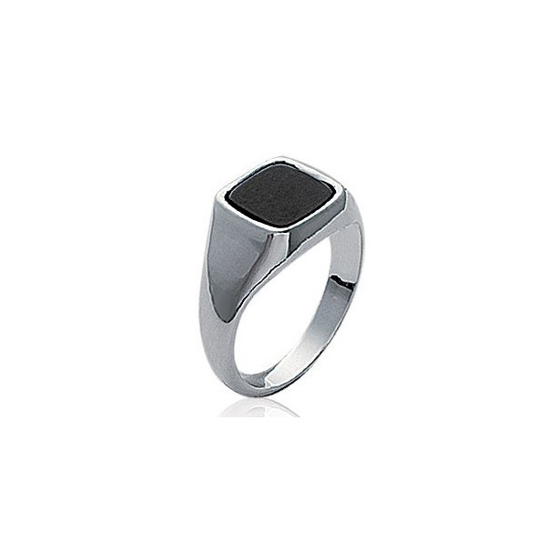 Bague argent pierre homme sale