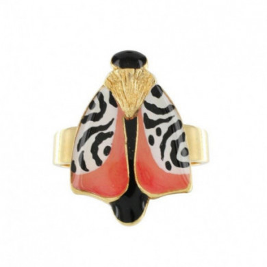 Bague femme or orange, motif papillon, Watt's up TARATATA