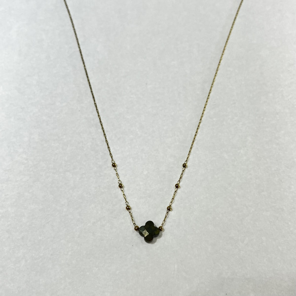 ZAG Bijoux Collier Femme Or Acier Inoxydable Pyrite "Velasquez"