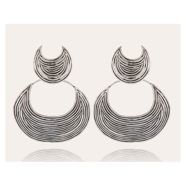 Boucles d'oreilles femme argent GAS Bijoux Luna Wave