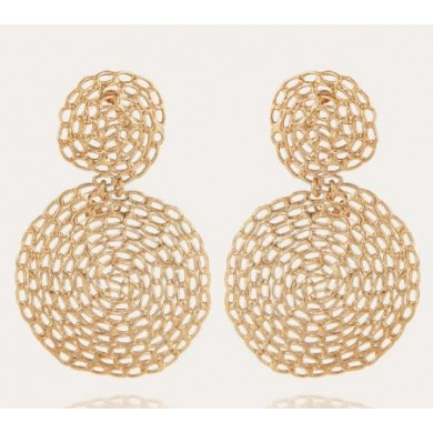 Boucles d’oreilles femme or GAS Bijoux Onde