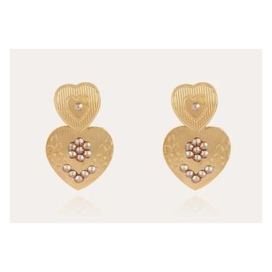 Boucles d'oreilles femme or GAS Bijoux Love Mini