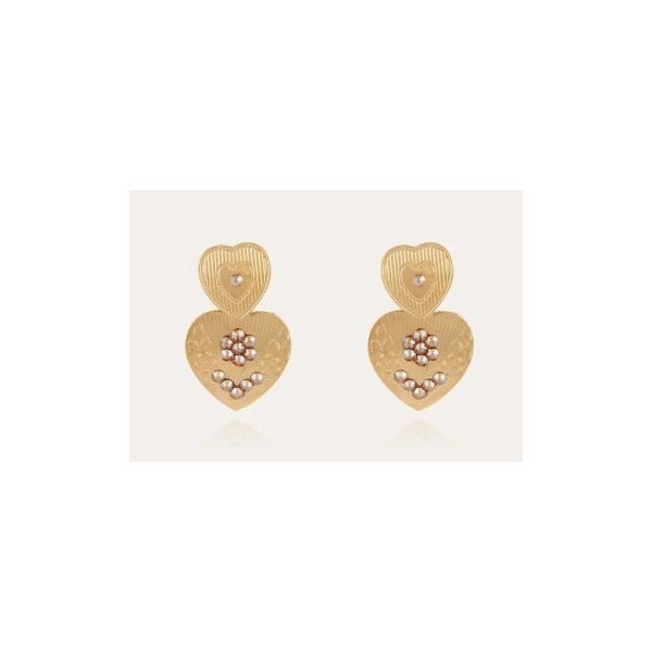 Boucles d'oreilles femme or GAS Bijoux Love Mini