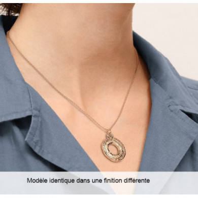 Collier Femme Argent Georgettes "Pépite"