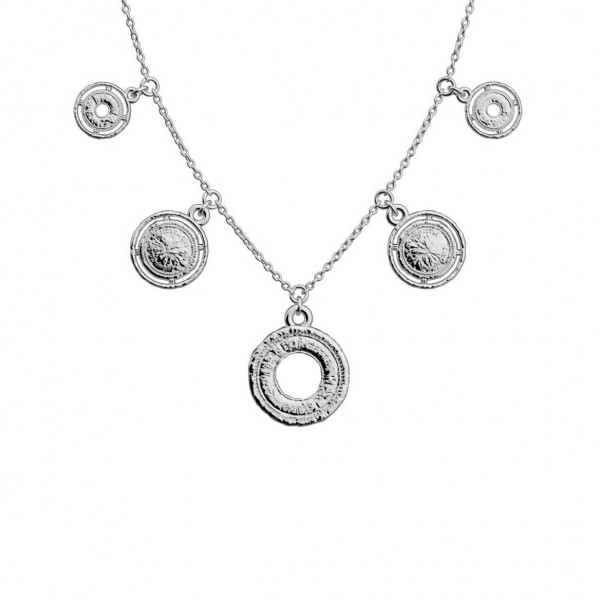 Collier Femme Argent Georgettes "Pépite Pampille"