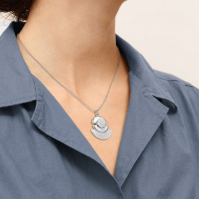 Collier Femme Argent Georgettes "Cuzco"