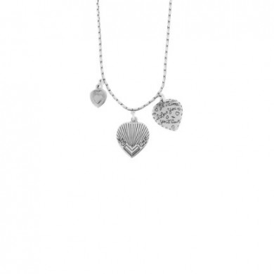 Collier femme argent coeur GAS Bijoux Love mini