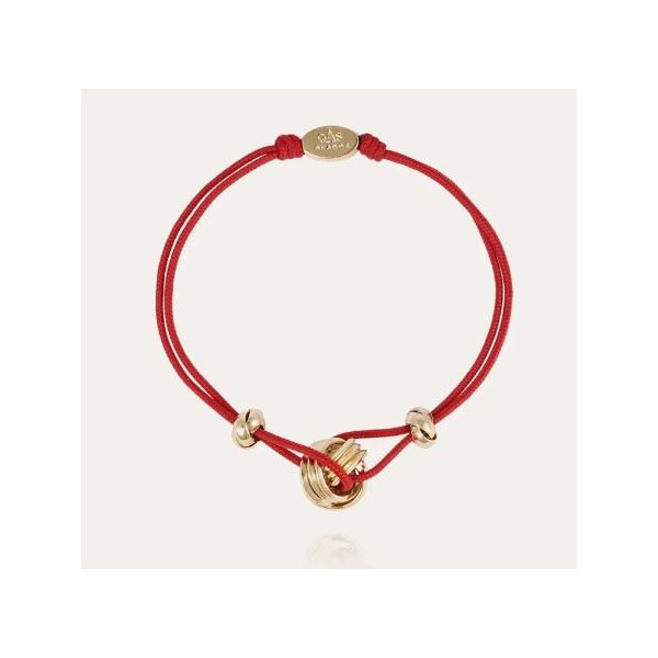 Bracelet cordon femme or GAS Atik