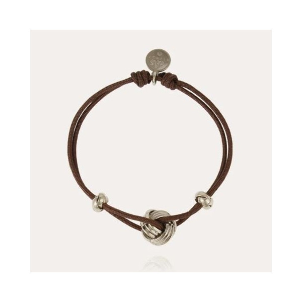 Bracelet cordon femme argent GAS Atik