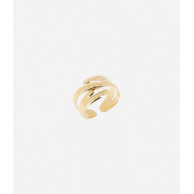 ZAG BIJOUX Bague femme or acier inoxydable