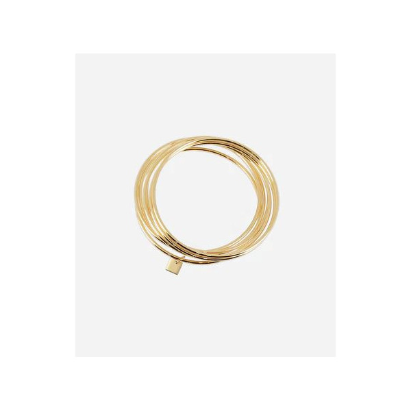 ZAG BIJOUX Bracelet jonc femme or acier inoxydable Theon