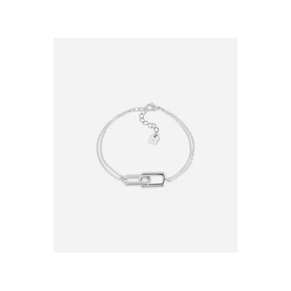 ZAG BIJOUX Bracelet femme argent acier inoxydable Gamma