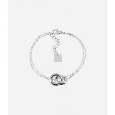 ZAG BIJOUX Bracelet femme argent acier inoxydable Menti