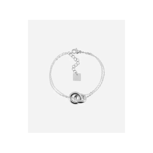 ZAG BIJOUX Bracelet femme argent acier inoxydable Menti