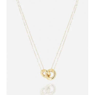 ZAG BIJOUX Collier femme or acier inoxydable Menti