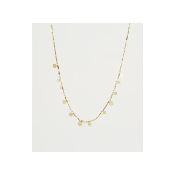 ZAG BIJOUX Collier femme or acier inoxydable Confettis