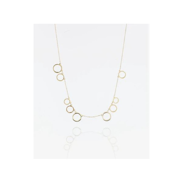 ZAG BIJOUX Collier femme or acier inoxydable Pluie