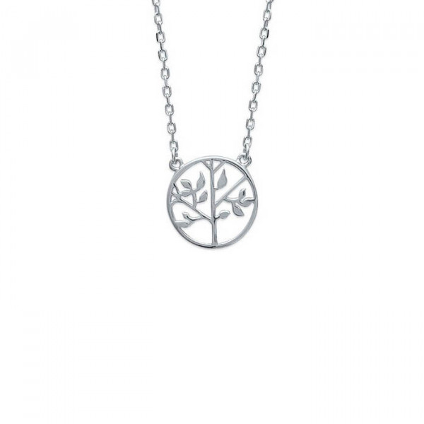 Collier argent femme arbre de vie Influences