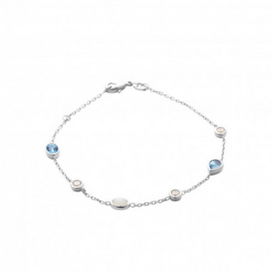 Bracelet argent femme oxydes de zirconium Influences