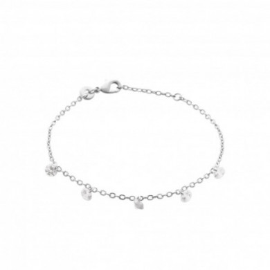 Bracelet argent femme oxydes de zirconium Influences