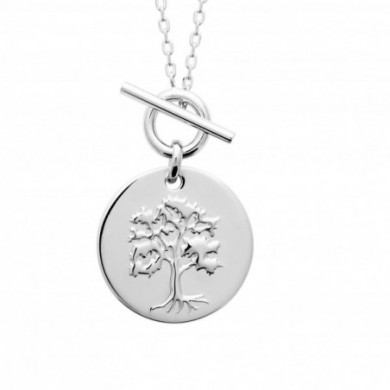 Collier argent femme pendentif arbre de vie Influences