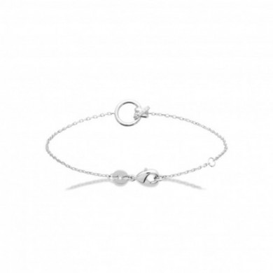 Bracelet argent femme oxydes de zirconium Influences