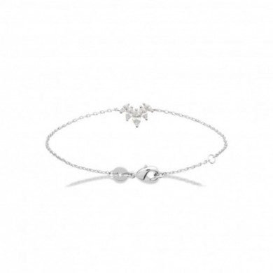 Bracelet argent femme oxydes de zirconium Influences