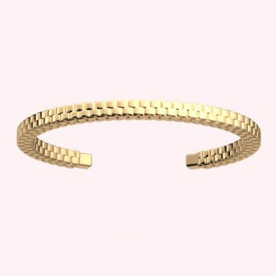 Bracelet Femme Or Cadettes Jonc Scoubidou