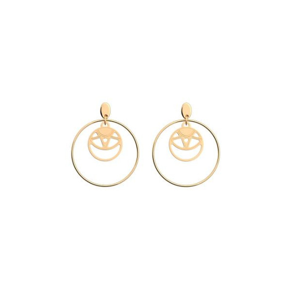 Boucles d'oreilles Femme Or GEORGETTES Soleil 25mm