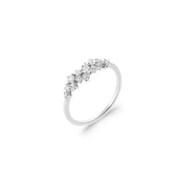 Bague argent femme oxydes de zirconium Influences