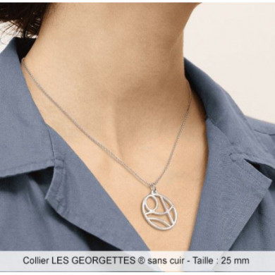 Collier Femme Or GEORGETTES Lotus 25mm