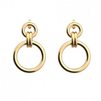 Boucles d’Oreilles Femme Or GEORGETTES Tresor 25mm