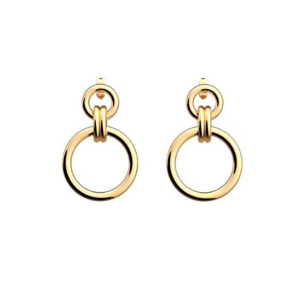 Boucles d’Oreilles Femme Or GEORGETTES Tresor 25mm