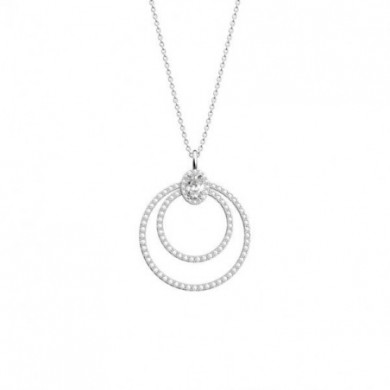 Collier Femme Argent  GEORGETTES Nuit 20mm