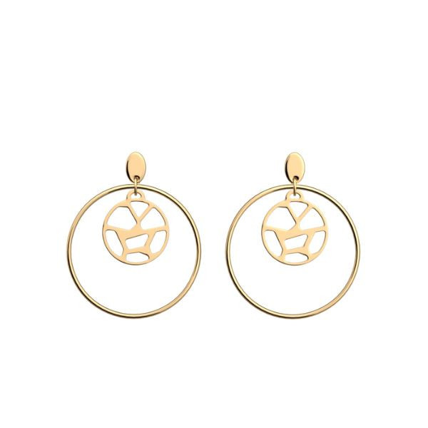 Boucles d’Oreilles Femme Or GEORGETTES Girafe 16mm