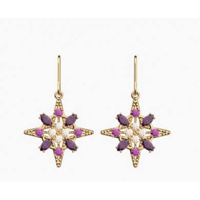 Boucles d’Oreilles Femme Or GEORGETTES Etoile