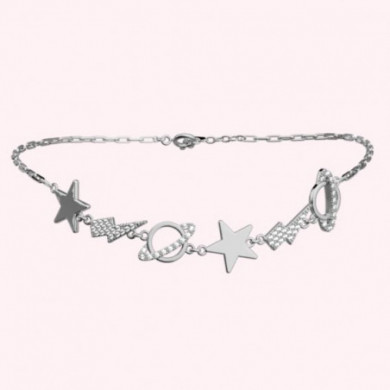 Collier Femme Argent CADETTES Cosmos