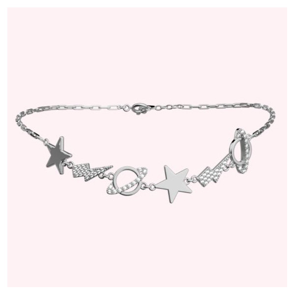 Collier Femme Argent CADETTES Cosmos